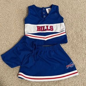 Buffalo Bills Toddler Girls 2T Cheerleading Outfit